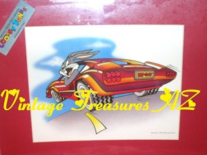 Image for Bugs Bunny Lithographic Print Sports Car Racing “Hop-2-It“ Daredevil Looney Tunes 1994 Special Collector’s Edition Mint-in-Package <b><span style='color:red'> *****FIRST CLASS SHIPPING INCLUDED – DOMESTIC ORDERS ONLY!***** </span></b><span style='color:purple'>